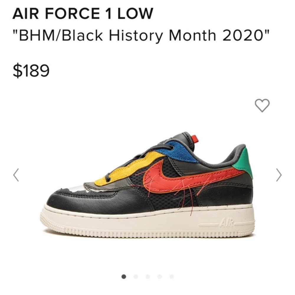 black history month air force 1s